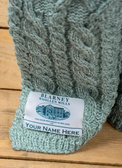 Personalized Patchwork Aran Throw 